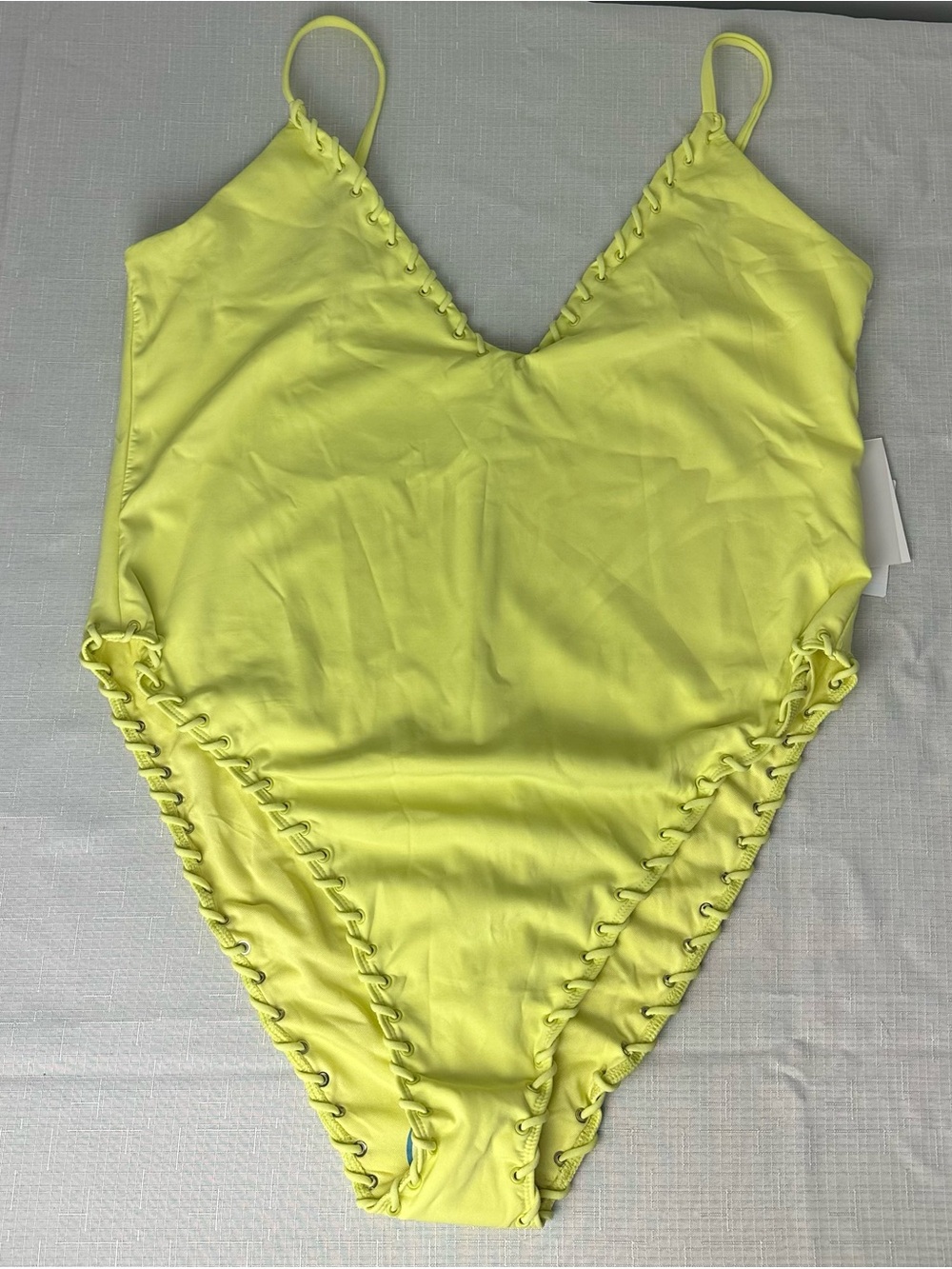 NWT Good American Yellow One Piece 5X - Picture 9 of 11